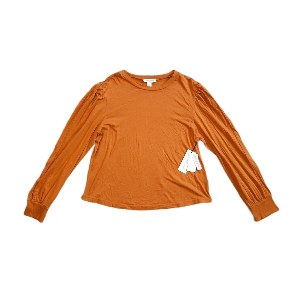 Treasure and Bond Orange Long Sleeve Tee Small NWT